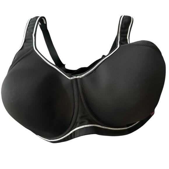 Freya Active Sonic Underwired Moulded Spacer Sports Bra -Storm - 40G - Black - Picture 5 of 9